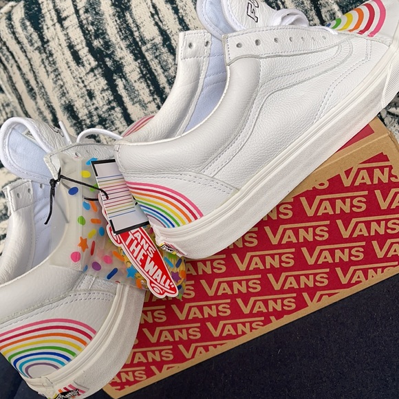 Vans Old Skool Flour Shop Rainbow/True White WMNS - Picture 15 of 16